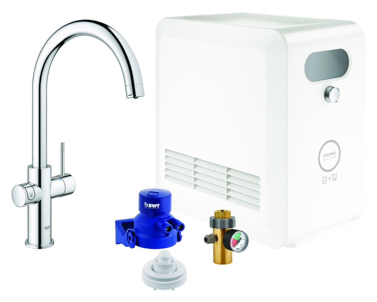 Köksblandare Blue Professional, Grohe - GROHE BLUE PROFESSIONAL C-PIP 31323002. KROM