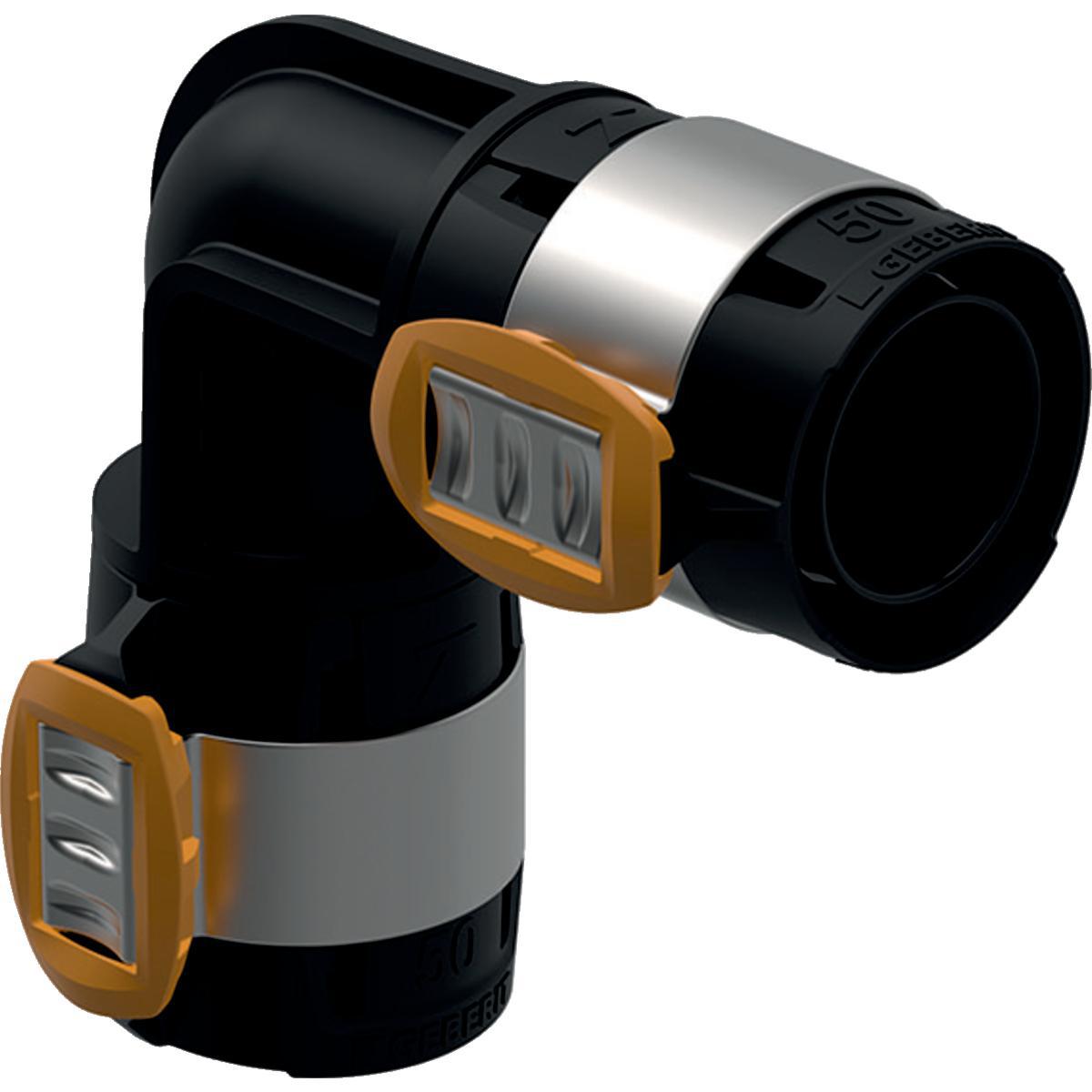 Böj 90° FlowFit, Geberit - FLOWFIT BÖJ 90° 63MM, PPSU GEBERIT