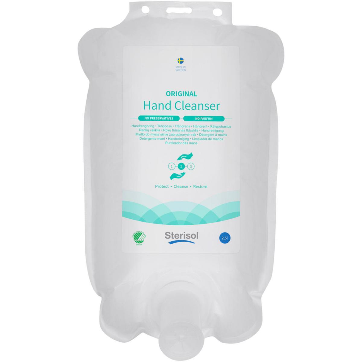 Handrengöring Sterisol ORIGINAL oparfymerad - HANDRENGÖRING STERISOL ORIGINA HAND CLEANSER 2,5L OPARF