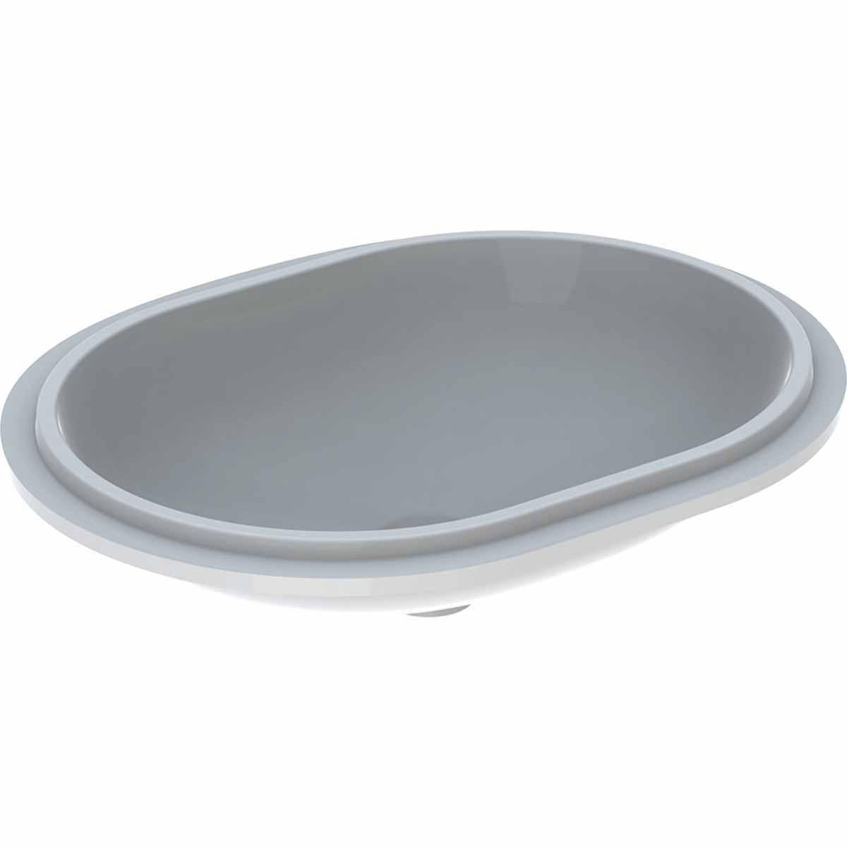 Tvättställ VariForm underbyggt elliptisk, Geberit - GEBERIT VARIFORM TVÄTTSTÄLL UND.BYGGN.ELLIPS.B=55.T=46.VIT