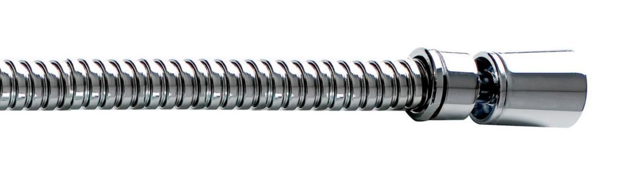 Duschlang Superstrong med kulled, Arrow - DUSCHSLANG M.KULLED ARROW FRK METALL. 1.5M. 17140