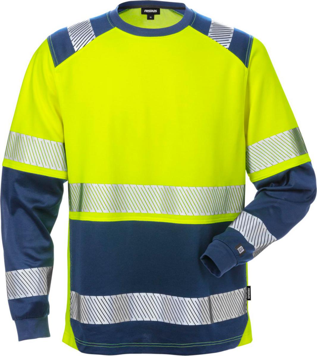 T-shirt Fristads 7457 THV - T-SHIRT LÄ KL 2 FR 7457 THV VARSELGUL/MARINBLÅ M