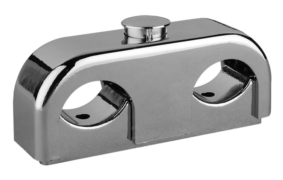 Plastklammer typ Falu Original, Dubbel - RÖRKLÄMMA DUBBEL FKR 12-22MM M INSATS       FP 16505