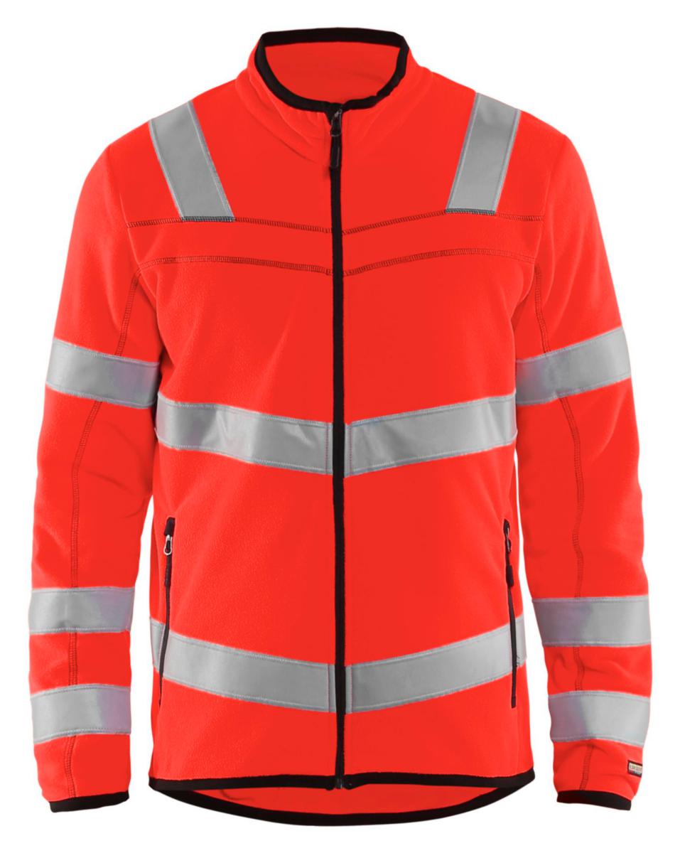 Fleecejacka Blåkläder 4941-1010 - FLEECEJACKA BLK 4941-1010 RÖD VARSEL KL3 STL 3XL
