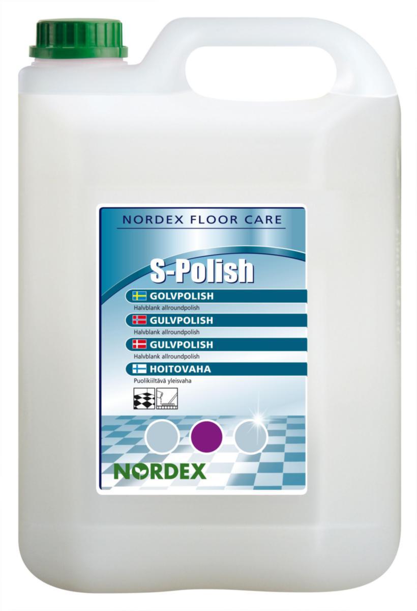 Golvpolish Nordex S-Polish - GOLVPOLISH NORDEX S-POLISH 5L SIDENMATT