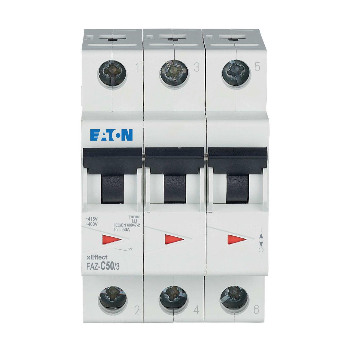 Minibrytare FAZ 3-pol C - MINIBRYTARE FAZ 40A 3P C FAZ-C40/3