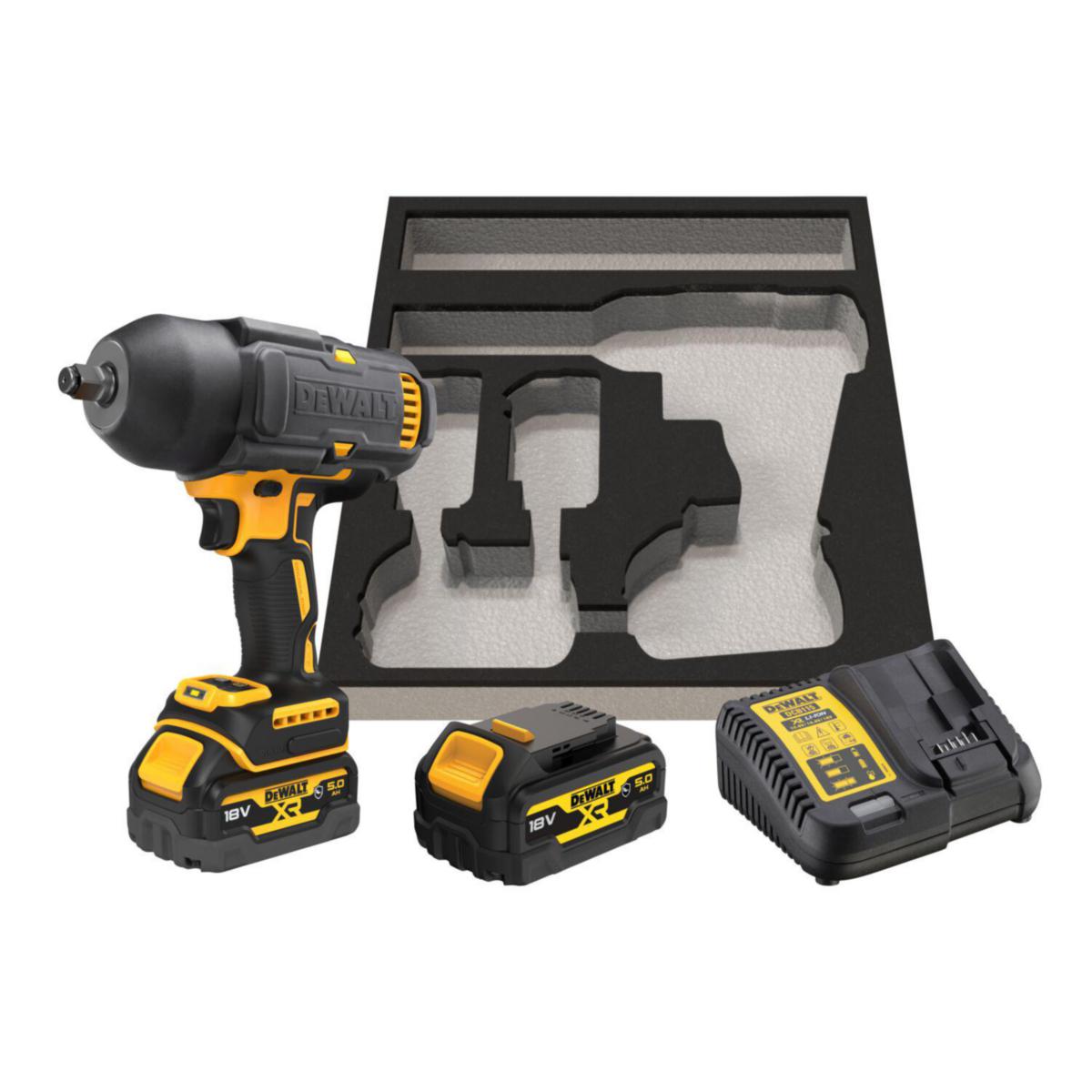 Mutterdragare DEWALT DCF900P2G - MUTTERDRAGARE DEWALT DCF900P2G 1/2", 1396NM, 2X5.0AH