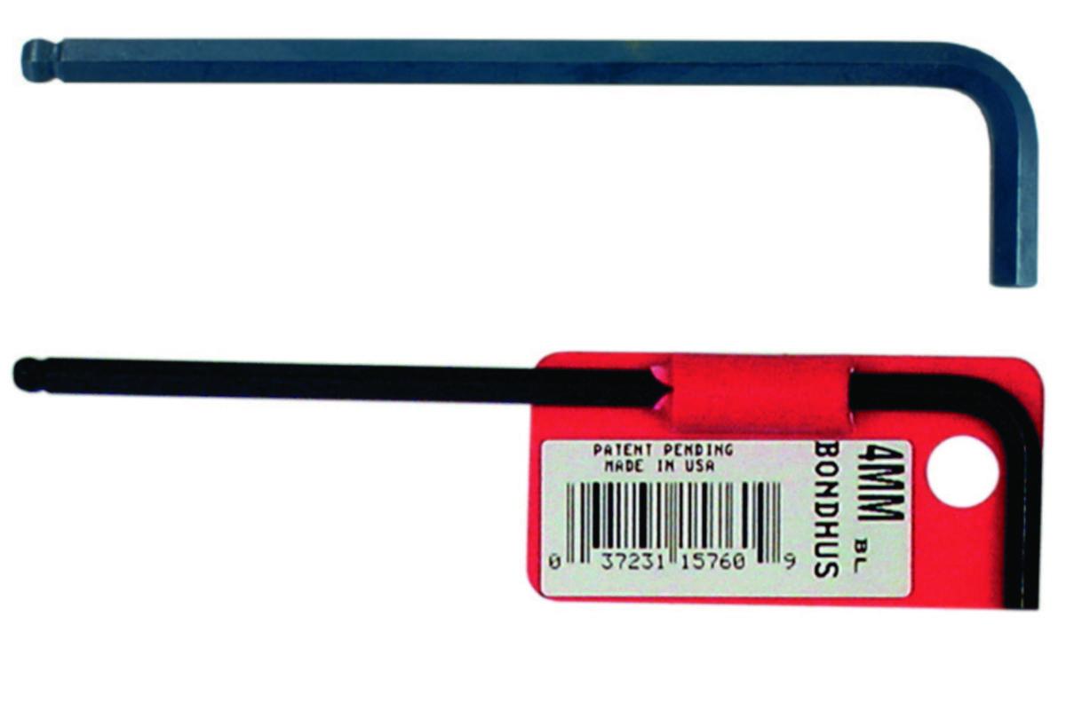 Insexnyckel Bondhus BL med kula mm - VINKELNYCKEL BONDHUS BL 17,0MM LÄNGD 280MM