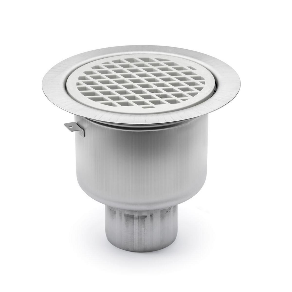 Golvbrunn Heavy 110/75 P/R bottenutlopp, Purus - GOLVBR HEAVY 220X110 RF STÅL SIS2333 M VATTENLÅS AV PLAST