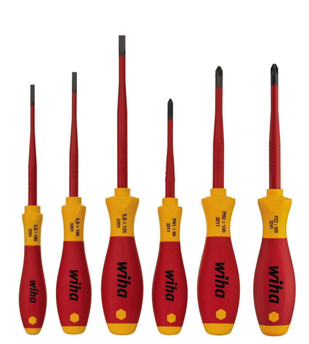 Skruvmejselsats Wiha SF electric slimFix - SKRUVMEJSELSATS WIHA SF ELECTRIC SLIMFIX