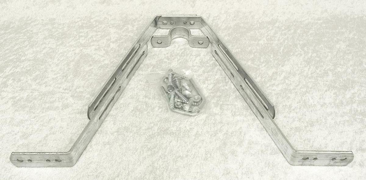 Väggfäste VF-500P, 335P, 5075P, 2550 - VÄGGFÄSTE Ø38mm VF-2550 25-45cm FRÅN VÄGG 243850
