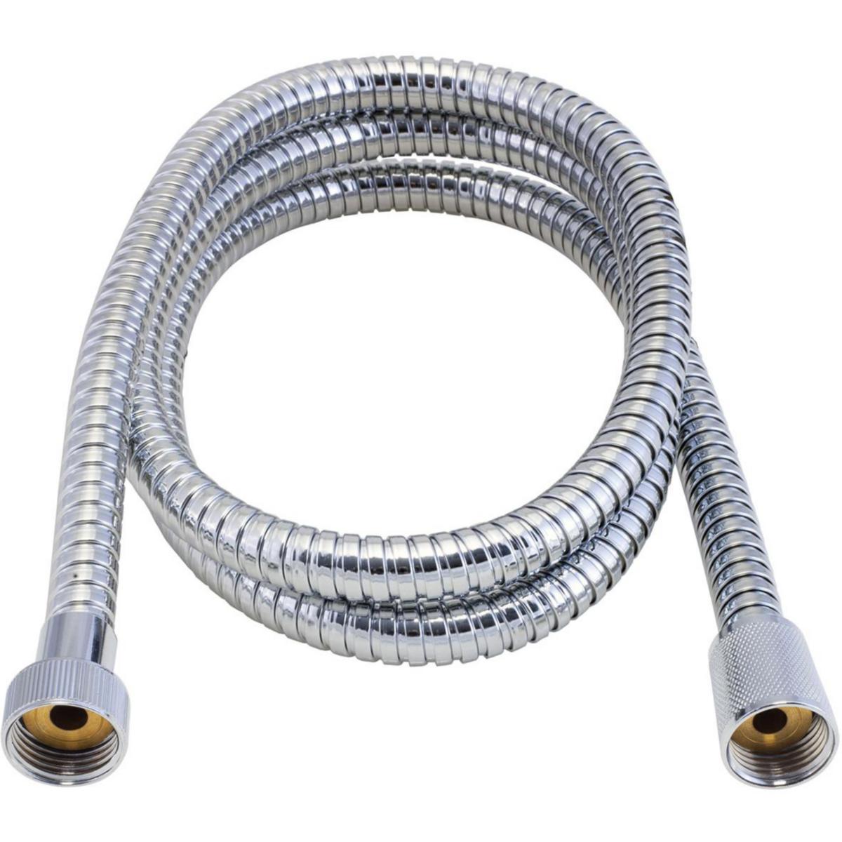 Duschslangar av metall, Arrow butiksförpackade - METALLSLANG 1.5M KROM ARROW 177-10 M. 1 KONISK MUTTER