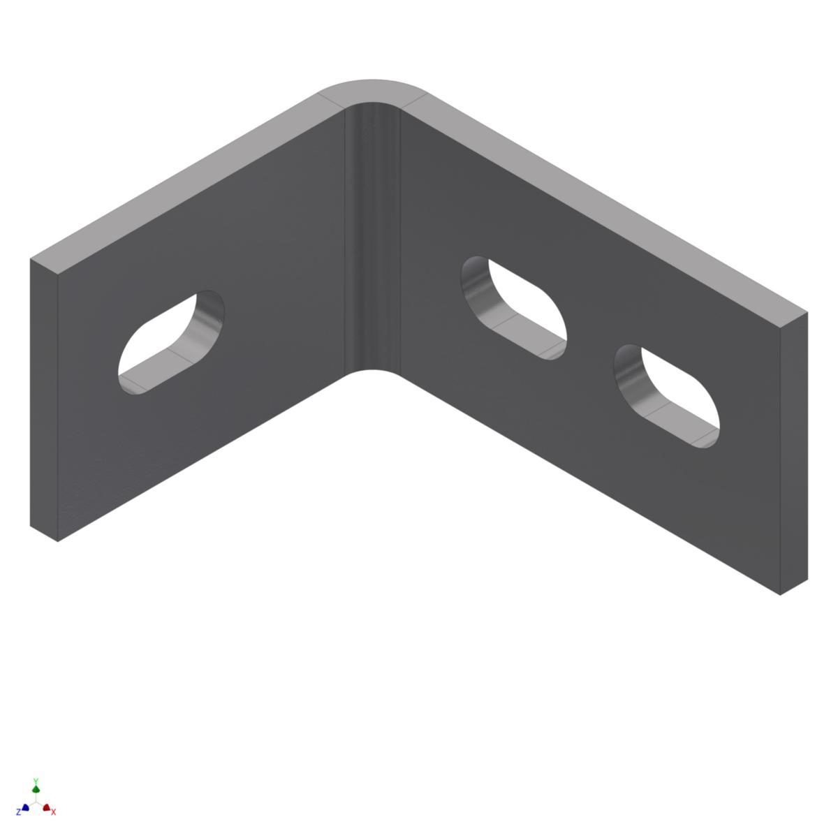 Montagematerial Eurolan - C-PROFIL SKARVKOPPLING 90°