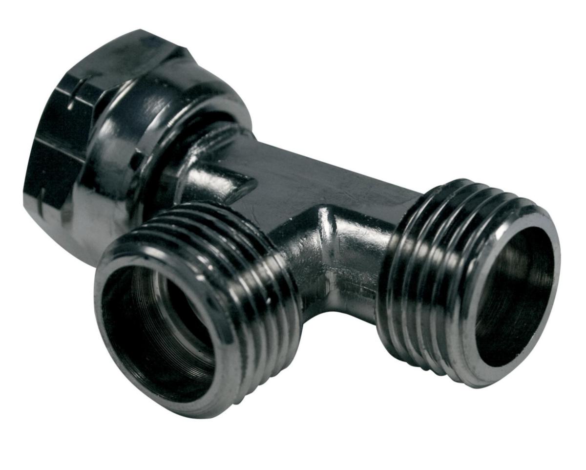 T-rör med löpmutter, Bogårdh - BOGÅRDH T-RÖR G15 66220 2 UTV.GG, LÖPMUTTER PÅ AVSTICK