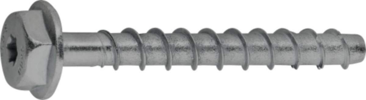 Betongskruv Sormat S-CSA ML sexkant/fläns Utvändig - BETONGSKRUV S-CSA HEX ML 6X100/45/60 FLÄNS SW13 5/FRP