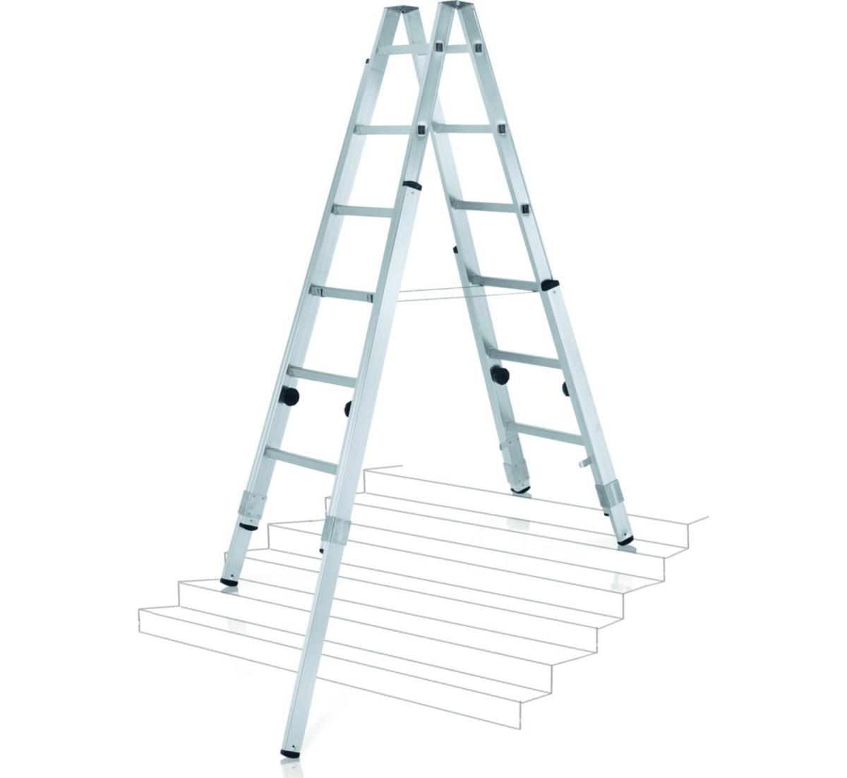 Trapphusstege Zarges Varioflex B - TRAPPHUSSTEGE ZARGES VARIOFLEX B 2X8STEG 2.35M 4193