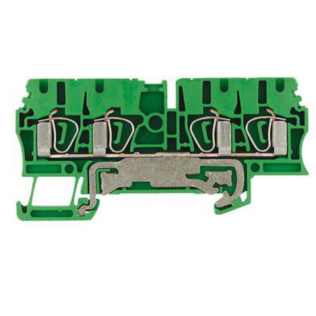 Jordklämmor ZPE Standard - PLINT ZPE2,5/4AN GUL/GR 1608660000
