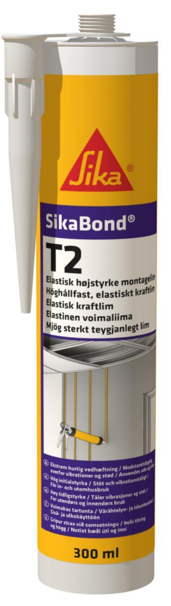 Konstruktionslim Sikabond T2 - KRAFTLIM SIKABOND-T2 I-CURE VIT 300ML
