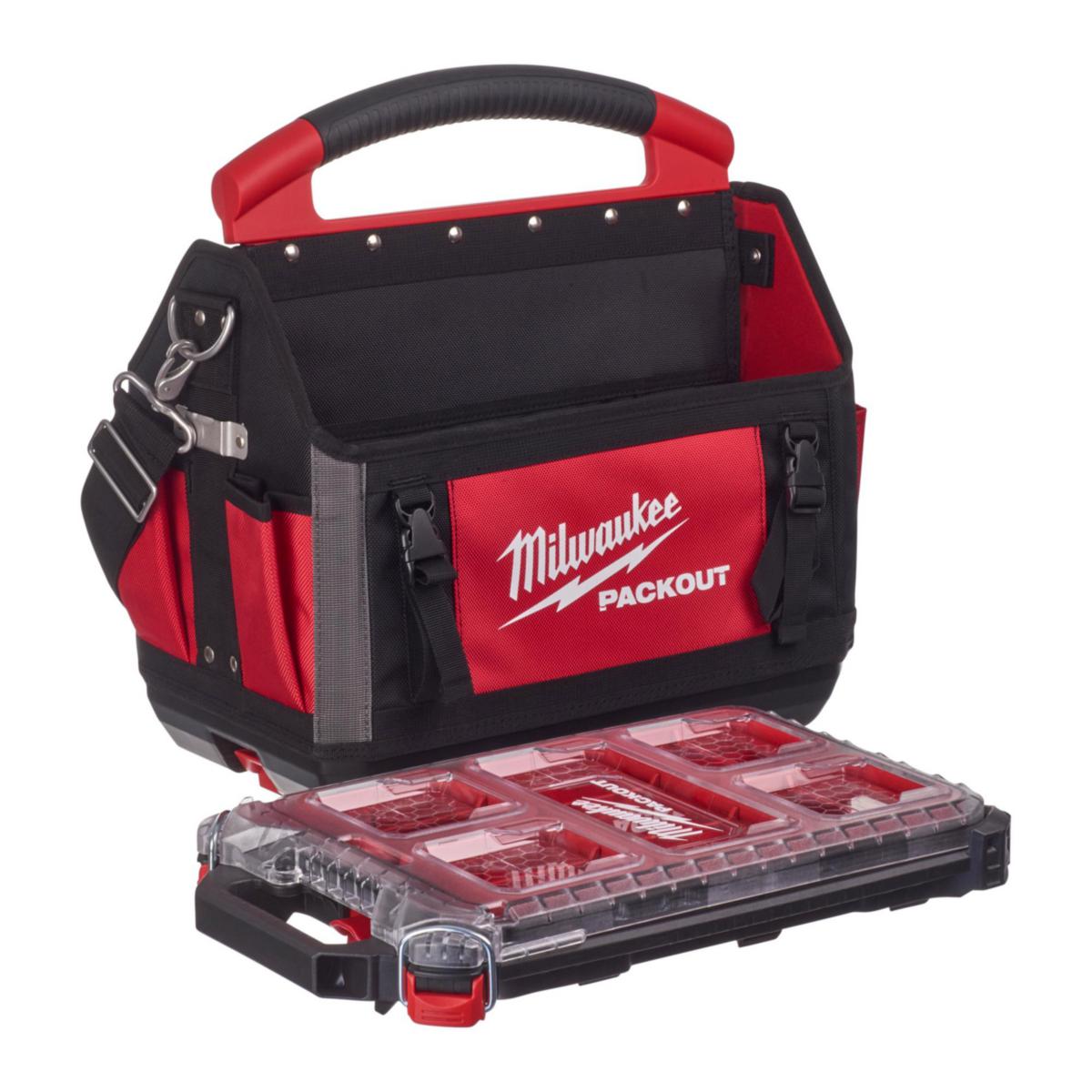 Verktygsväska Milwaukee Packout Slim - VÄSKA MILWAUKEE 40CM BOX SLIM KOMP.