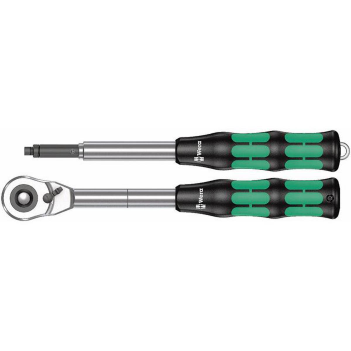 Spärrhandtag Wera Zyklop Hybrid-sats, 2 delar - SPÄRRHANDTAGSSATS WERA 1/2" ZYKLOP HYBRID 2DEL