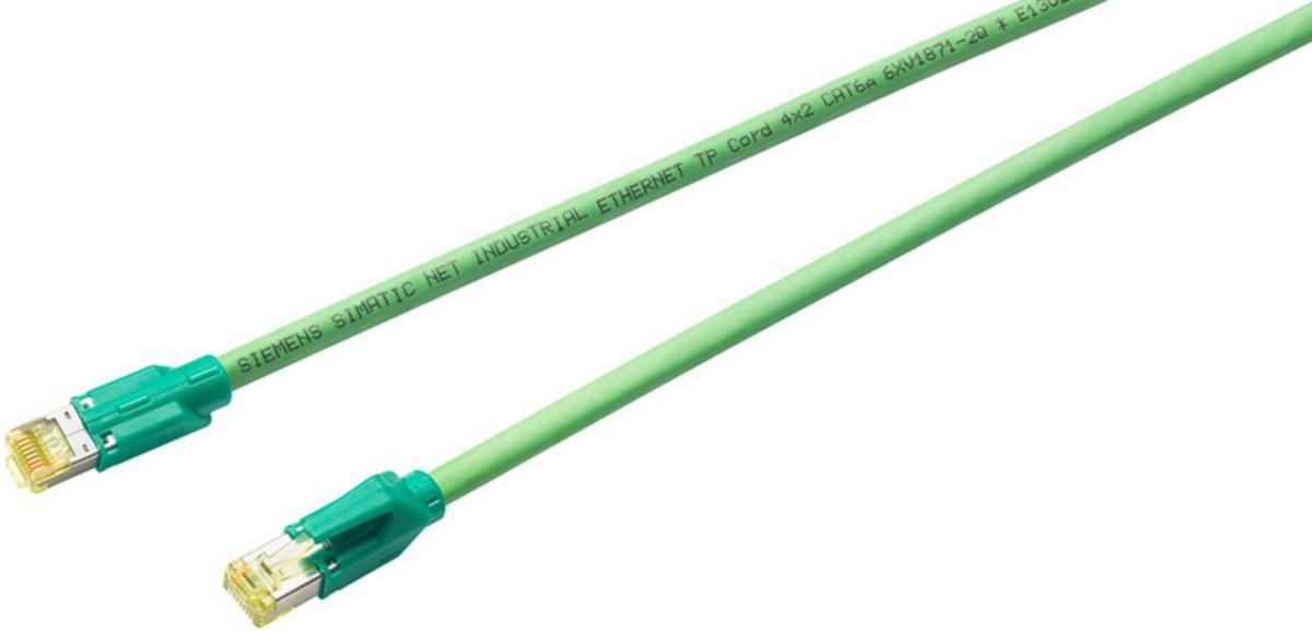 IE TP-kabel (4x2) KAT6A RJ45/RJ45 - KABLAGE RJ45/RJ45 1.0M 6XV1870-3QH10