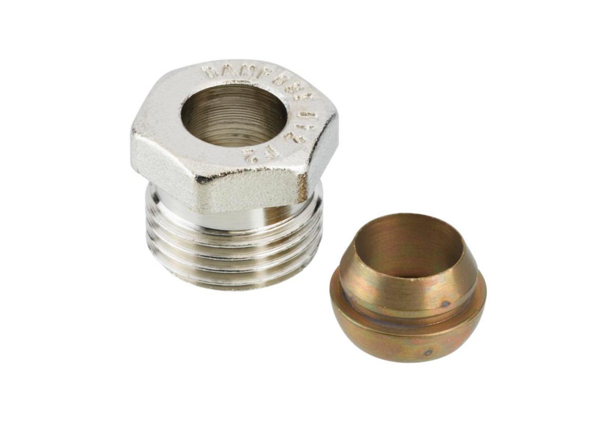 Kompressionskoppling, Danfoss - KOMPRESSIONSKOPPLING G10X12 FÖR RA 2000
