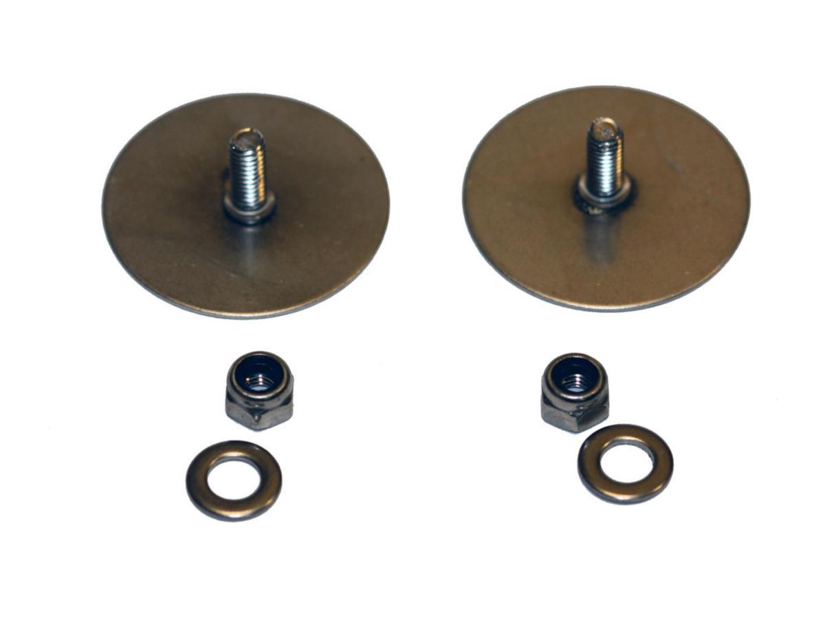 Montagebricka rund med gänga, Design4Bath - DESIGN4BATH, MONT.BRICKA Ø30 M4X15, RUND, RFR 0.7MM, 2-PACK