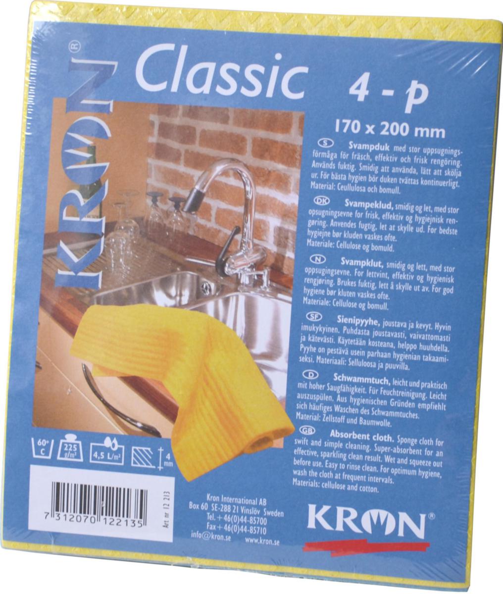 Svampduk Classic - SVAMPDUK 170 X 200 CLASSIC RÖD/BLÅ/GUL 4-PACK