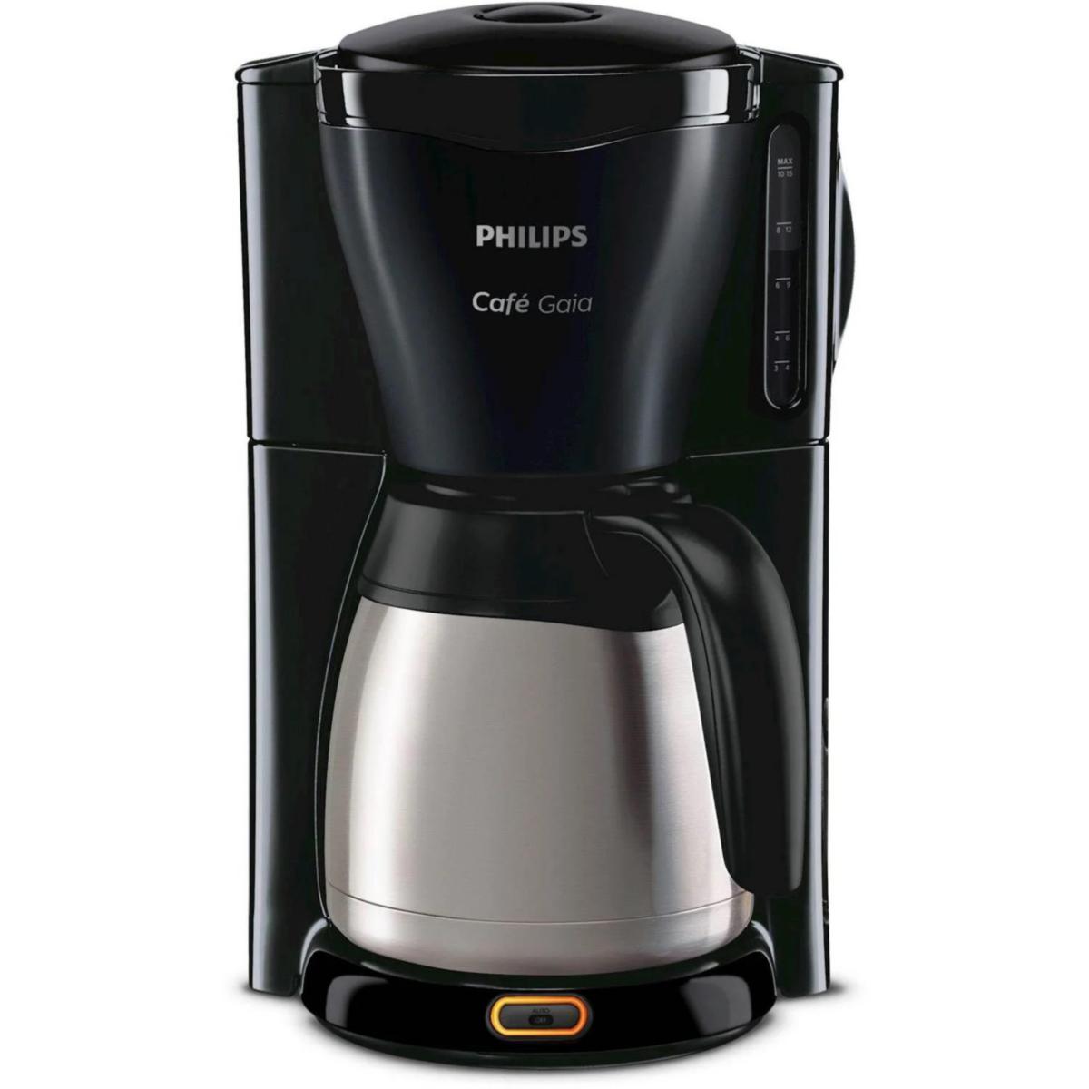 Kaffebryggare, 1.2 l, Café Gaia - KAFFEBRYGGARE 1.2 L 1000 W SVART HD7544/20 PHILIPS