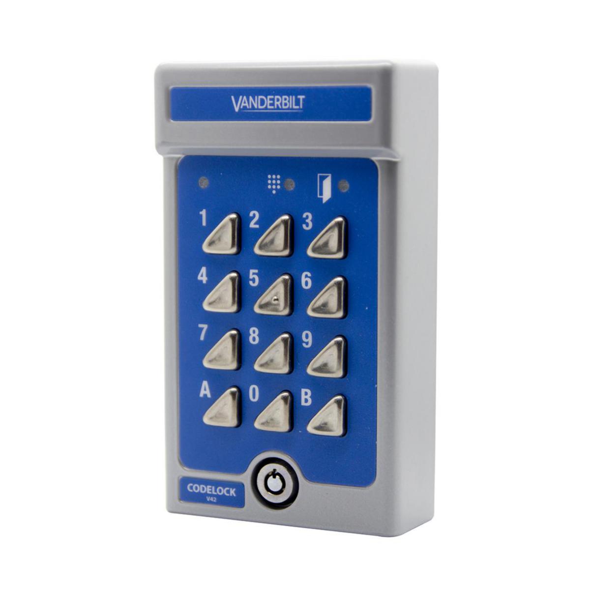 Kodlås V42, Vanderbilt - KODLÅS V42 1 LÅS, 2 KODER V42 1-PACK