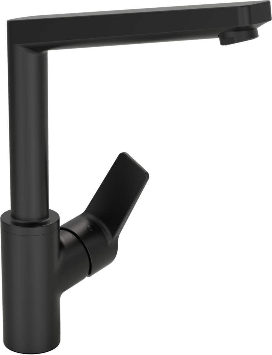 Köksblandare 3838F MattSvart Oras Twista - ORAS TWISTA KÖK-BL MATT SVART HÖGPIP 150/0°. 3838F-33