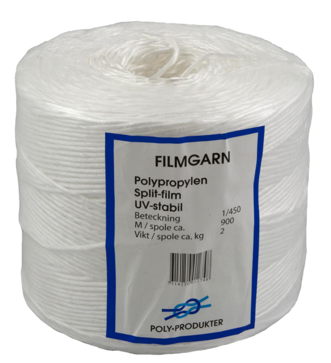 PP-garn - PP-GARN 1/450 2,0KG VIT 2,2MM 900M