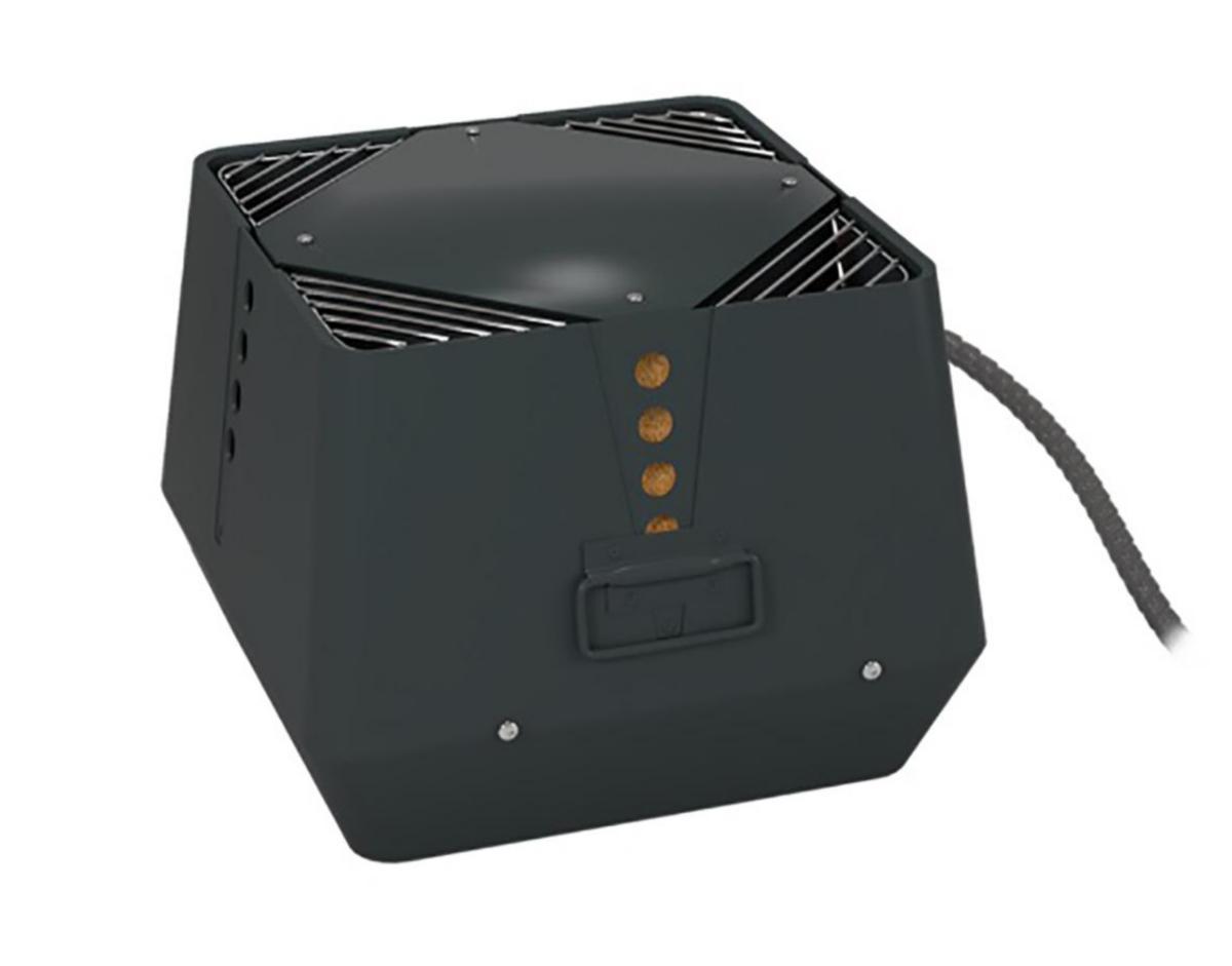 Rökgasfläkt med vertikal avluft RSV för braskaminer, Exodraft - RÖKGASFLÄKT RSV012-4-1 EXODRAFT
