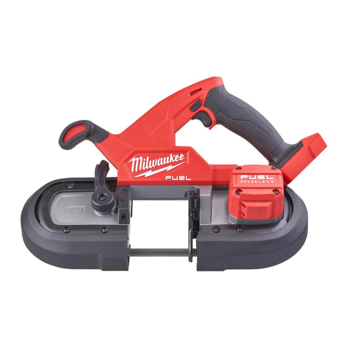 Bandsåg Milwaukee M18 FBS85-0C SOLO - BANDSÅG MILWAUKEE M18 FBS85 0C. SOLO. VÄSKA. 3.9KG. LED
