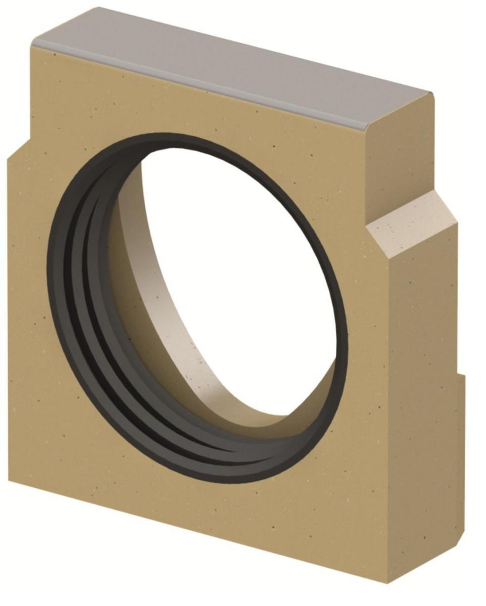 V100S ACO Multiline utloppsgavel Ø110mm, ACO - ACO MULTILINE V100S UTLOPPSGAVEL 5, 110 MM