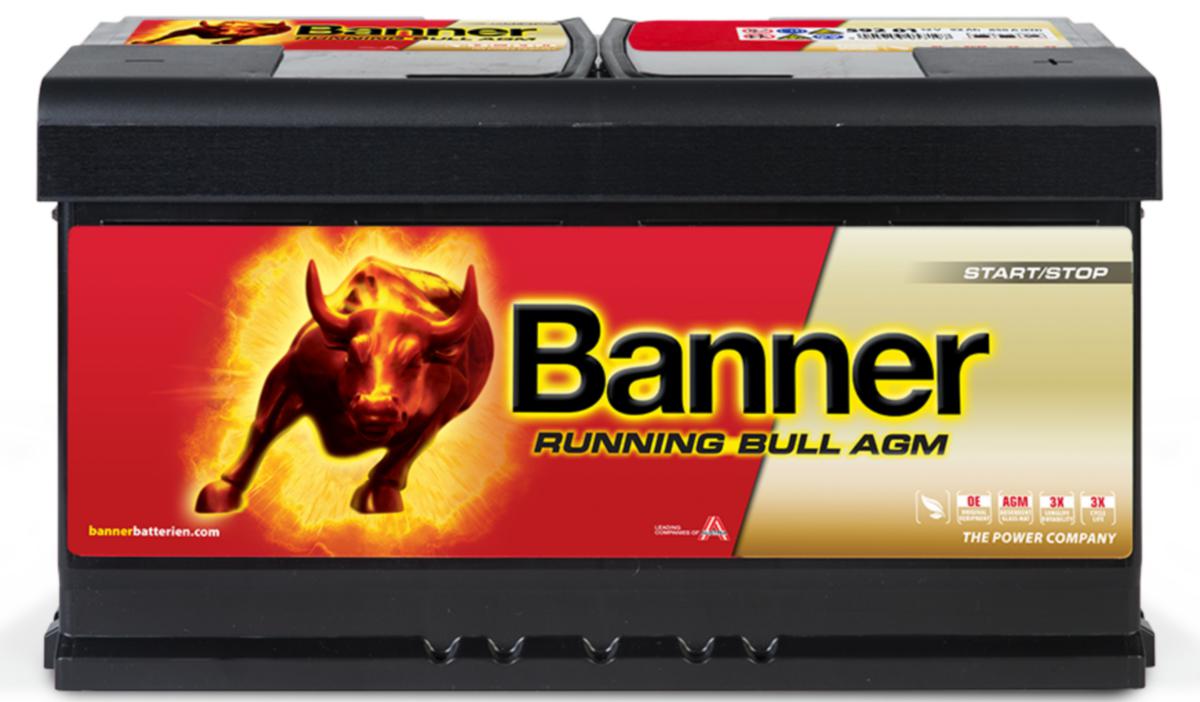Startbatteri Banner Running Bull AGM - STARTBATTERI AGM 12V 95AH BANNER RB 59501M