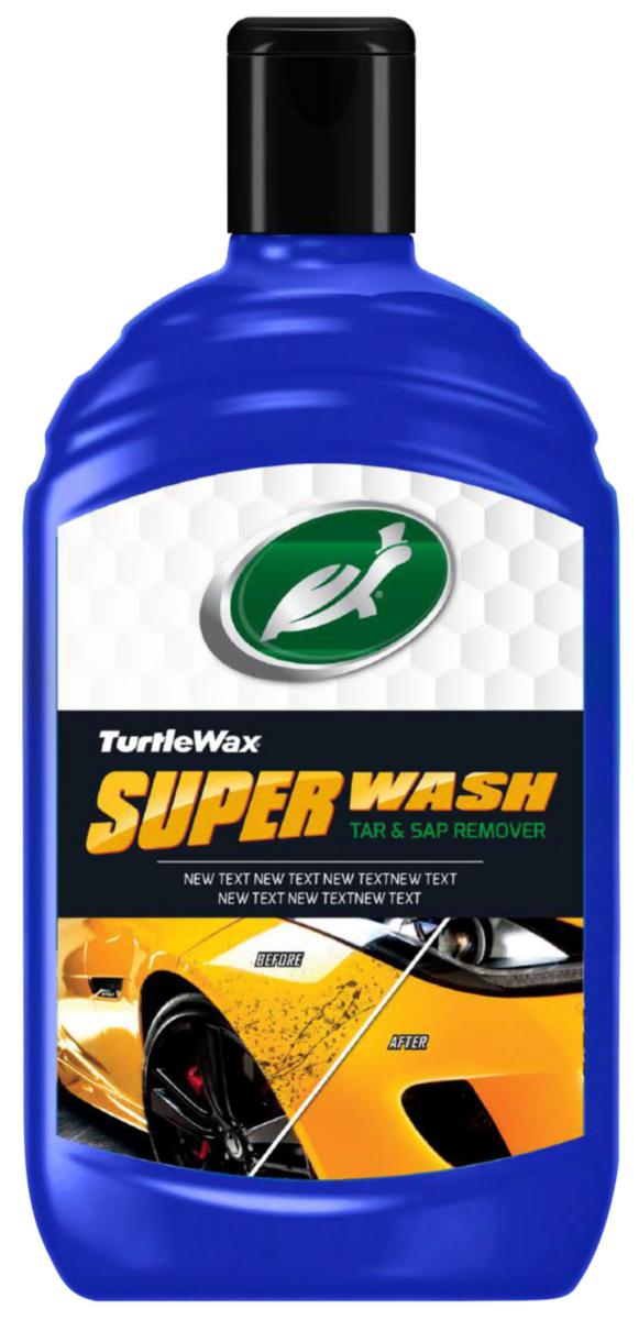 Bilschampo Turtle Super Wash - BILSCHAMPO TURTLE SUPERTVÄTT MED VAX 500ML