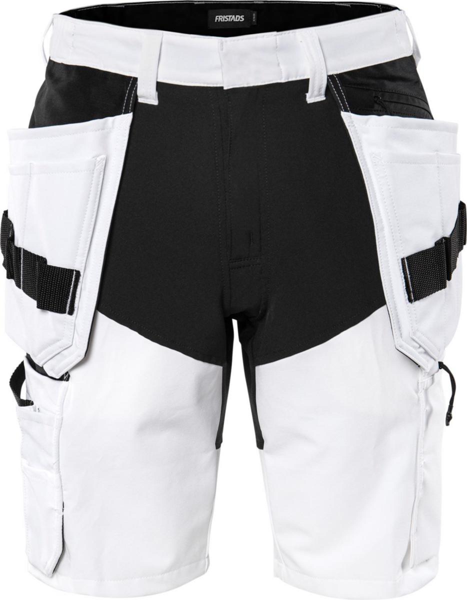 Shorts Fristads 2762 LWS - SHORTS FRISTADS LWS-2762 VIT/SVART STL C46