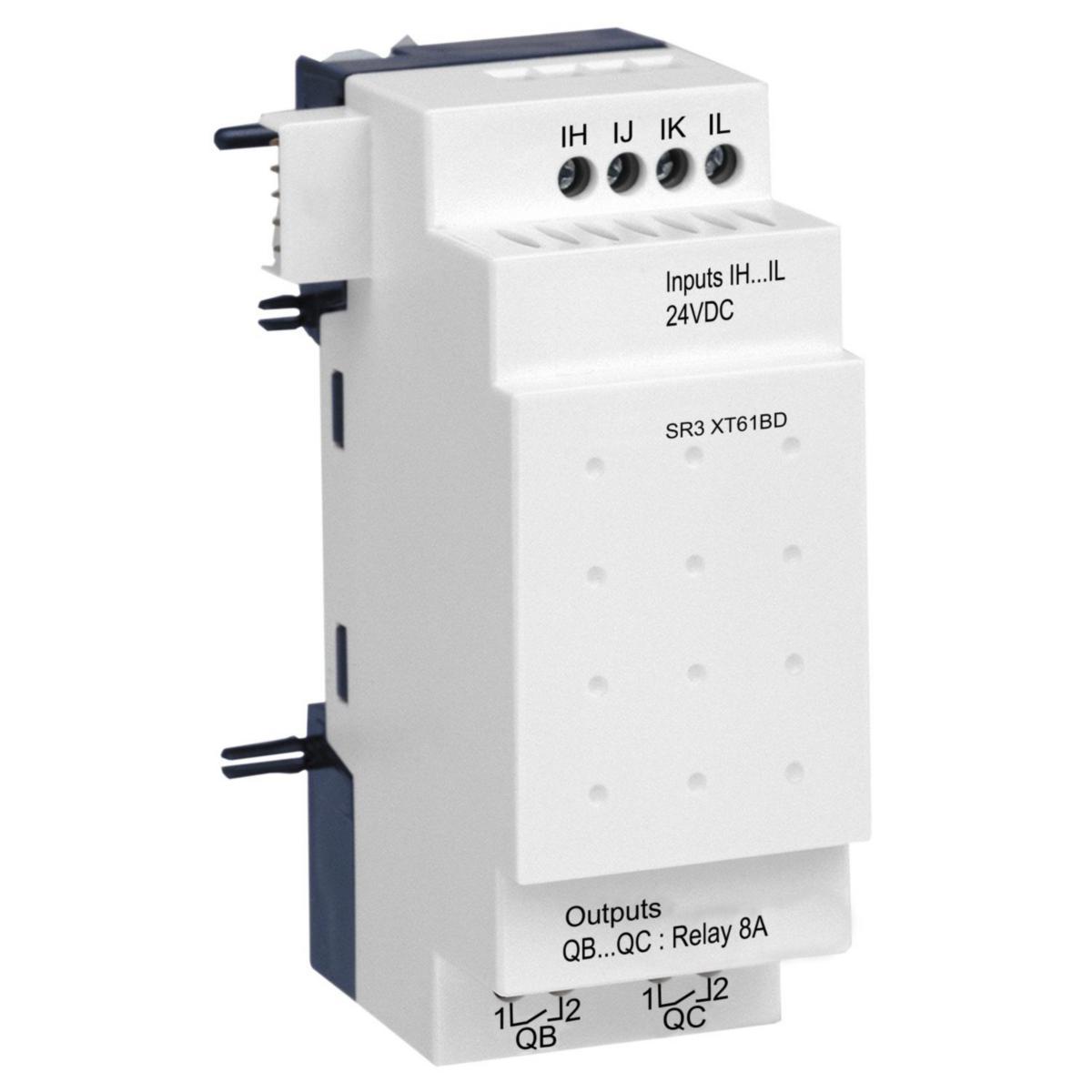 Expansionsmoduler till Zelio  modulär - EXP MODUL 61/O 24VDC SR3XT61BD