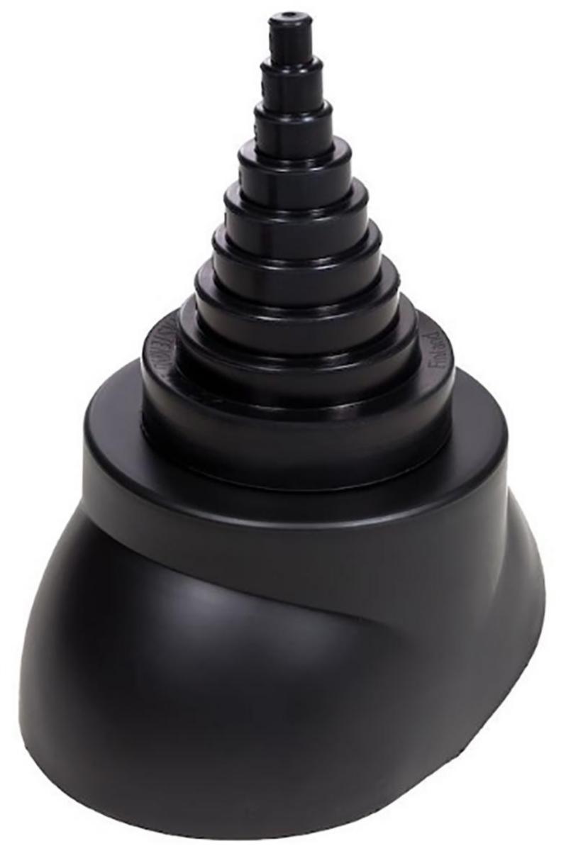 Antenngenomföring 12-100 mm, Vilpe - ANTENN TÄTNING 12...90 SVART