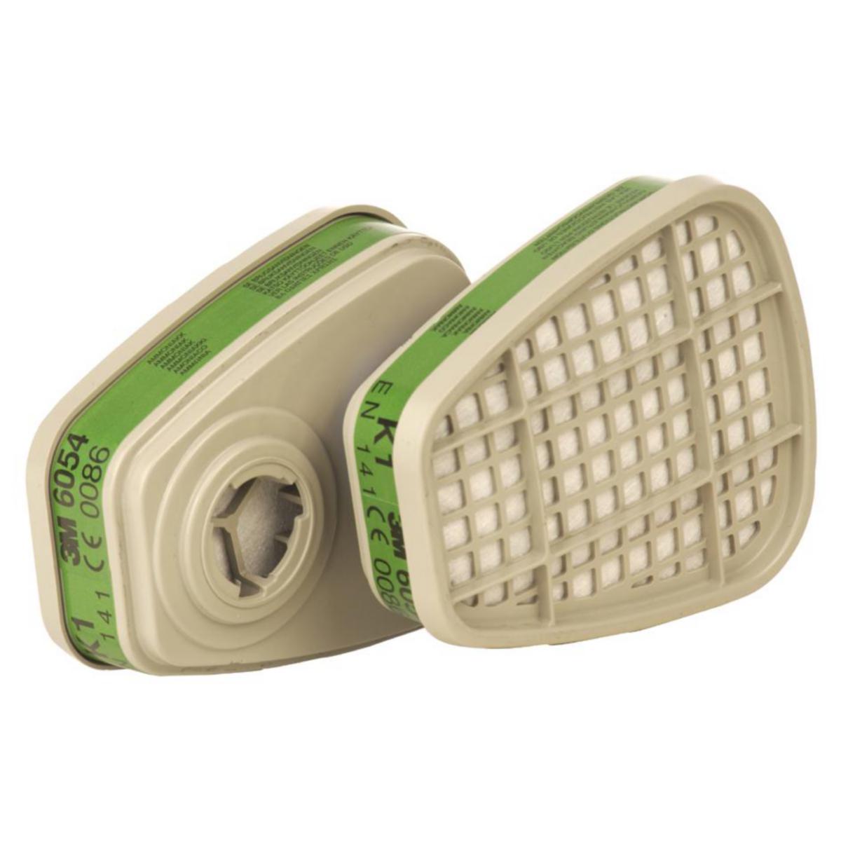 Filter till Andningsskydd 3M Helmask och halvmask - FILTER 3M 6054 K1 MOT AMMONIAK