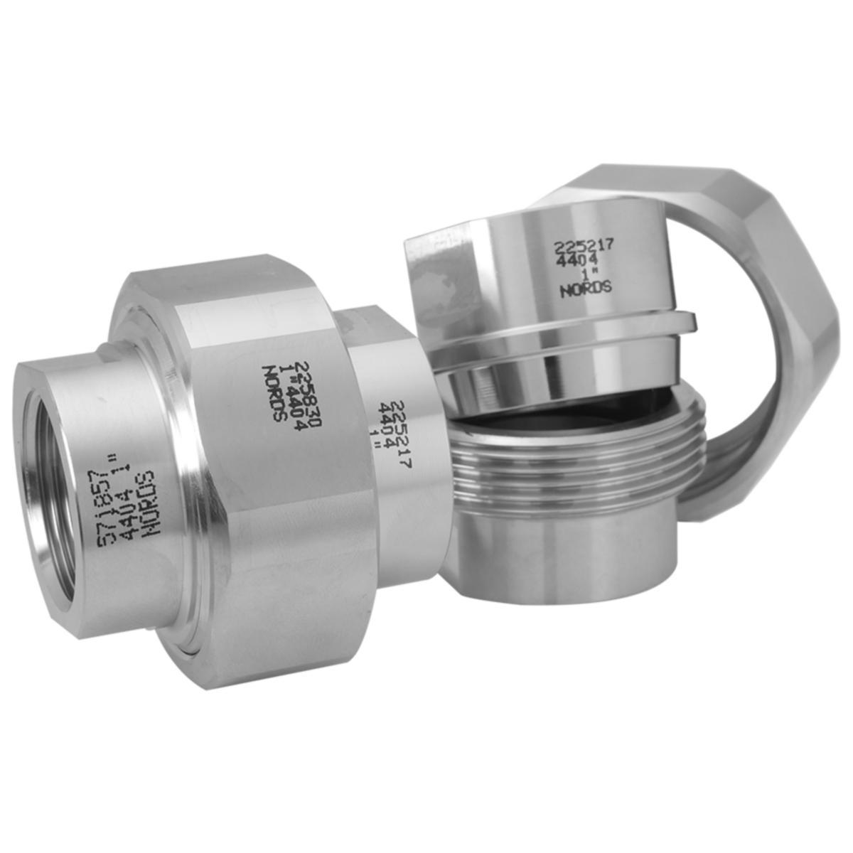 Koppling med kon. tätn, inv gg rostfria, R-131 GK, EN 1.4404 - 10 KOPPLING KON TÄTN INV GG   AISI 316