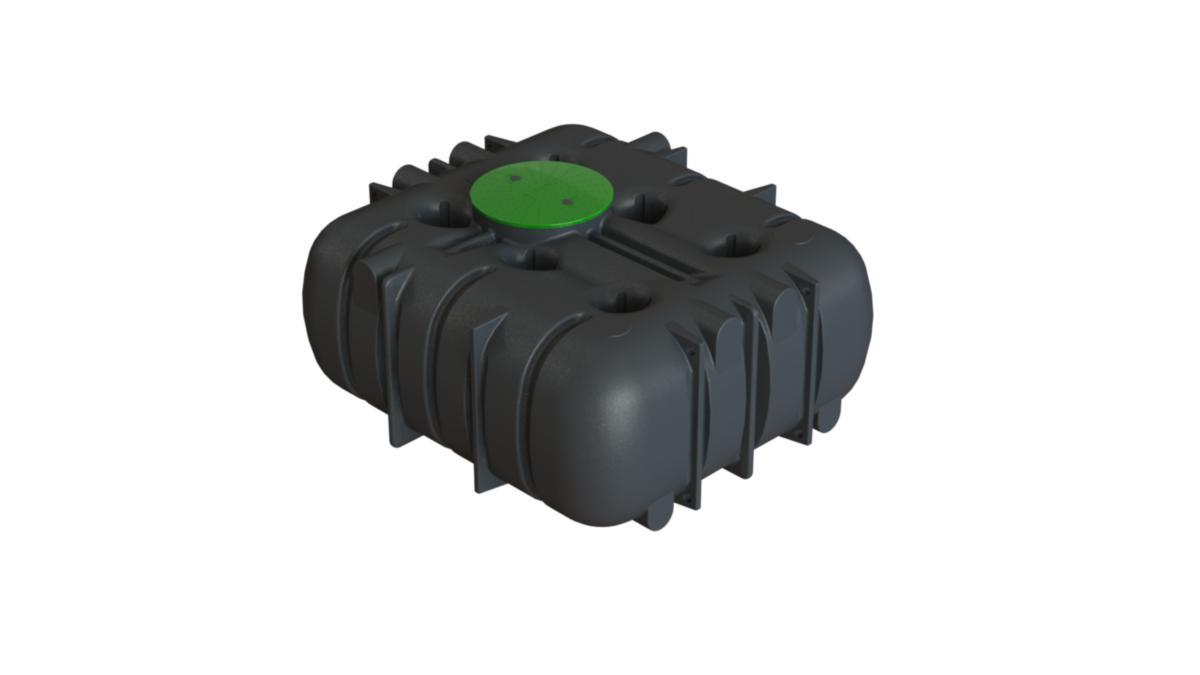 Sluten tank 5000L lågbyggd, Cipax - SLUTEN TANK 5000 L LÅGBYGGD. CIPAX