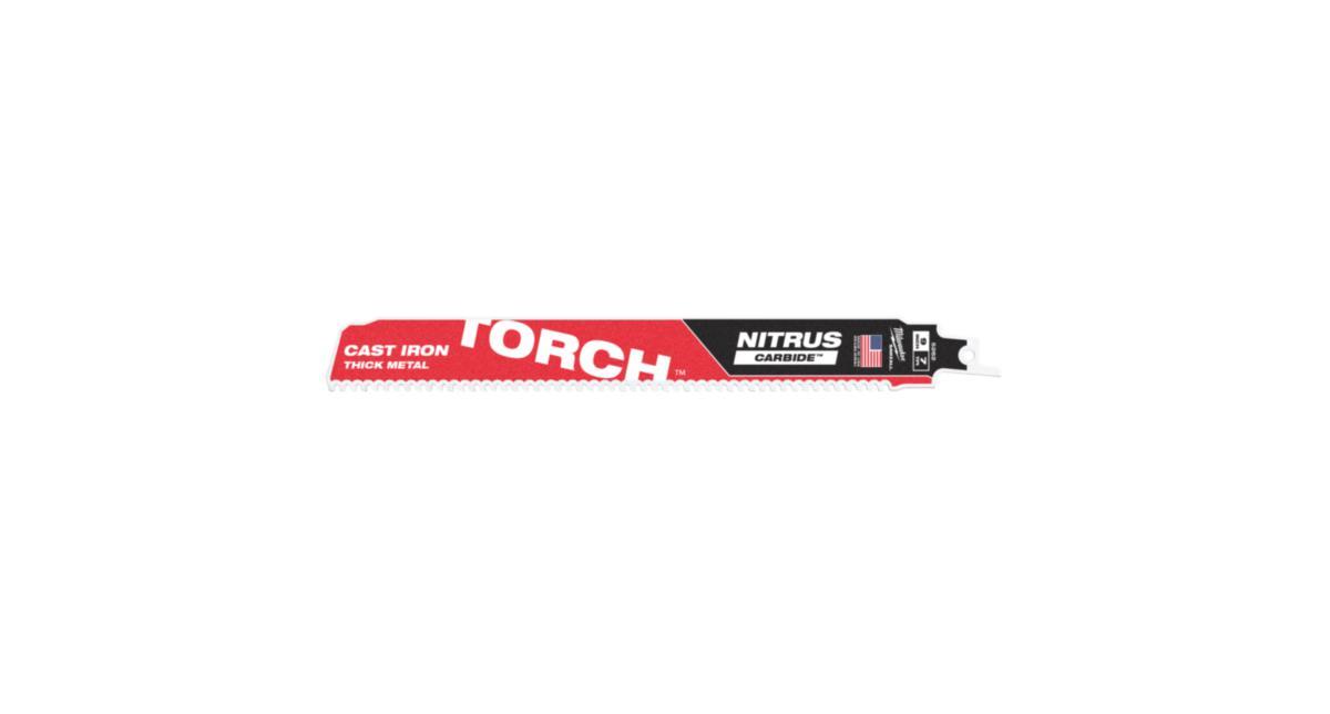 Tigersågblad Milwaukee Torch Nitrus Carbide - TIGERSÅGBLAD MILWAUKEE KARBID TORCH NITRUS 230MM/7T 1P METAL