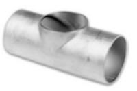 T-rör Livsmedel,  kort avstick 304L.
