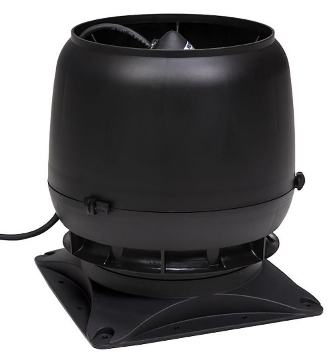Takfläkt E220S, Vilpe - TAKFLÄKT E220S DIAM 160 SVART VILPE INKL MONT.SATS