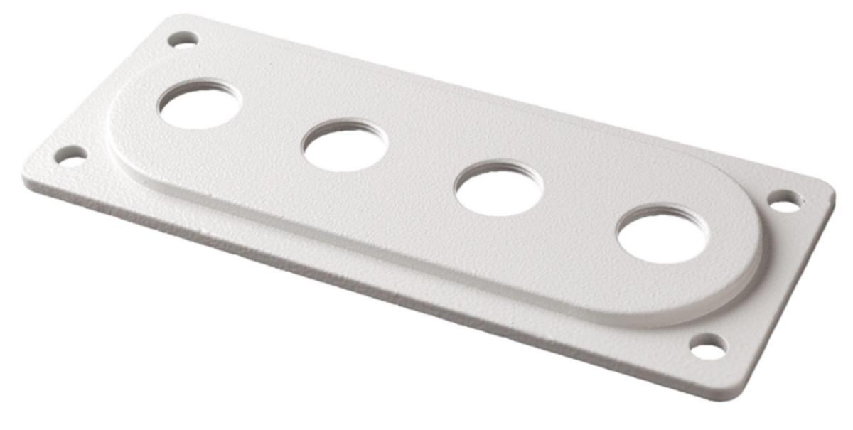 Hålad fläns FLR FL 21 lättmetall - KABELFLÄNS-LÄTTMETALL FLR 21425