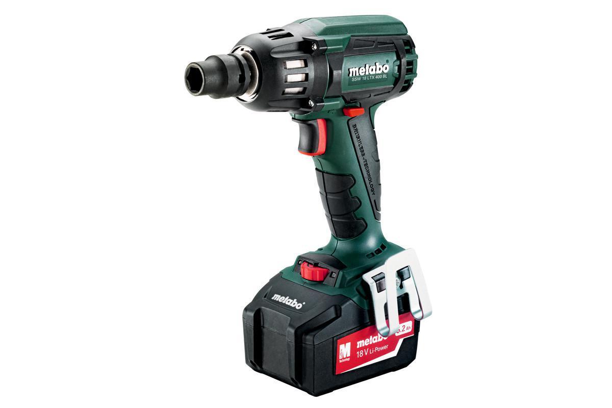 Mutterdragare Metabo SSW 18 LTX 400 BL Li-Power - MUTTERDRAGARE METABO SSW18LTX 400BL 18V M-BOX 2X5,2AH-LIPO
