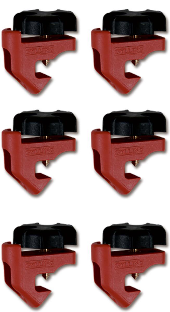 Lockout Dvärgbrytarlås 6-pack - MINIBRYTARLÅS LOCKOUT 6-PACK 309853