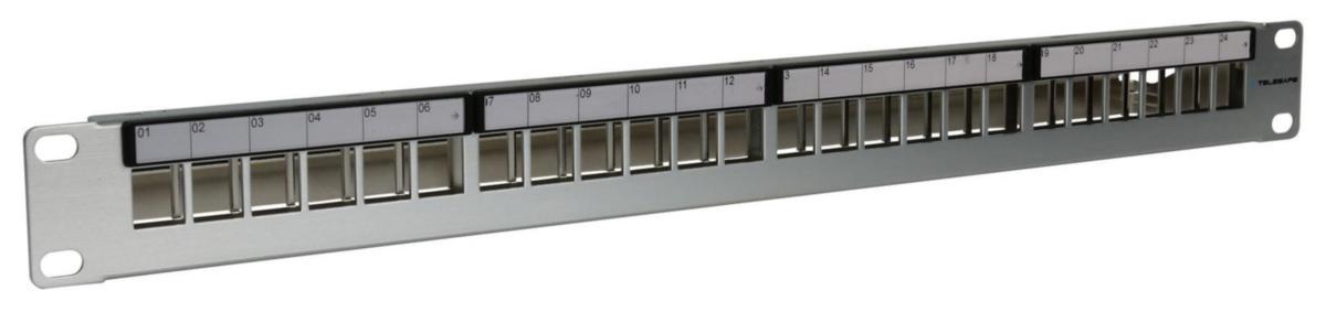 Panel TCS 19" 24 portar tom, Elko - TCS PANEL 19" 24 PORTAR TOM 2793